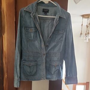 Chaps Blue Jean Jacket Classic Style